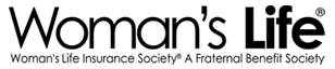 Woman's Life Logo.B&W 6